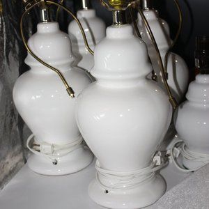 5 Vintage Laura Ashley Ginger Jar Lamps